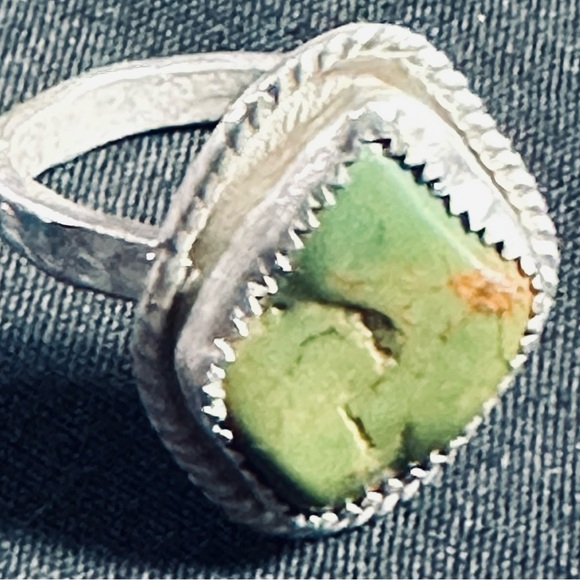 Sterling silver Sonoran turquoise ring - Picture 3 of 3